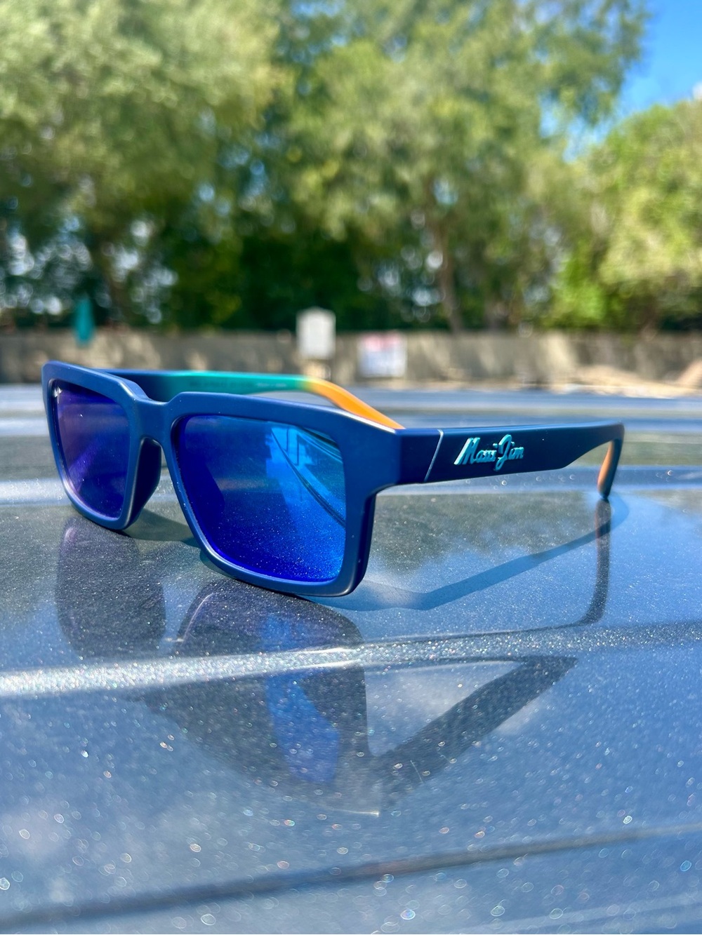 Maui Jim Men’s Blue Polarized Sunglasses